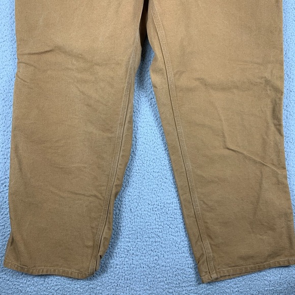 Carhartt Pants Men 40x30 (Fits 36x29) Brown B11 Duck Work Carpenter Canvas - Picture 11 of 16